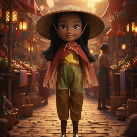 Кукла Рая със шапка и музика – коледен подарък, който носи радост и магия на децата