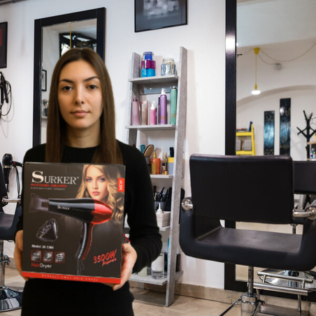 Професионален йонен сешоар SURKER SK-3303, мощност 3500W