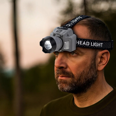 Челник за глава HX-915S с интелигентно управление и LED дисплей