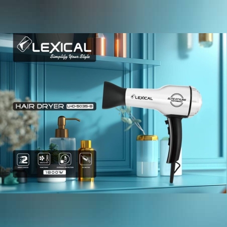 Сешоар HAIR DRYER Lexical – компактен и мощен за ежедневна употреба
