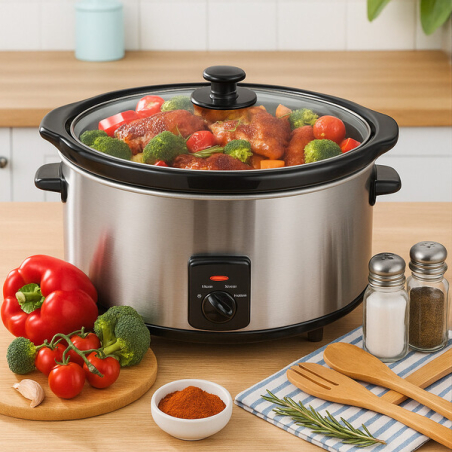 Slow Cooker тенджера Royalty Line SLC1012/SLC1013 за бавно готвене