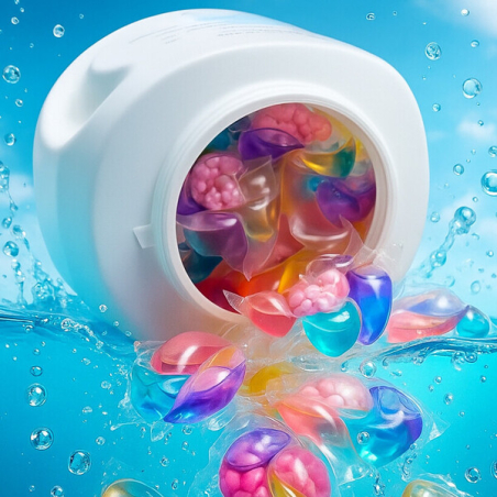 Капсули за пране 6в1 – 30 броя, 8-кратна формула за ефективно почистване