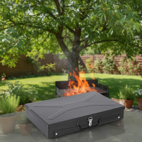 Градинска сгъваема скара за къмпинг и пикник – компактна и удобна за готвене на открито