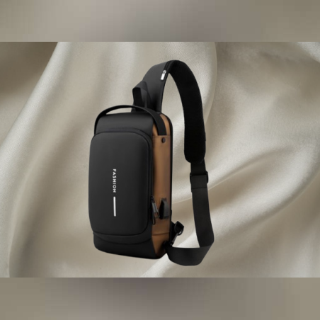 Мъжка чанта за през рамо Crossbody с USB поддръжка за лесно зареждане на устройства