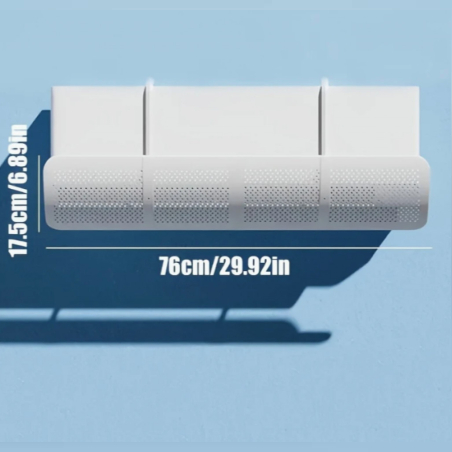 Регулируем дефлектор за климатик с елегантен дизайн – защита от директен въздушен поток