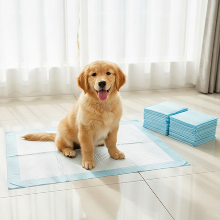 Хигиенни пелени-подложки за кучета XL 40×60 см – силно абсорбиращи и непромокаеми, комплект 20 броя