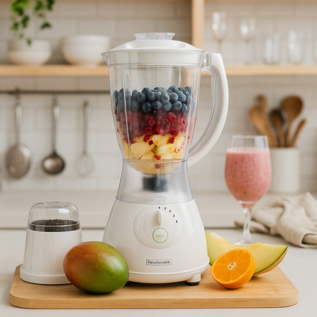 Блендер с приставка за мелница Royalty Line SM-400P.2