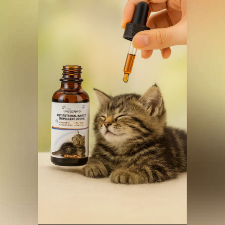 LYEGJONG капки против външни паразити за кучета и котки