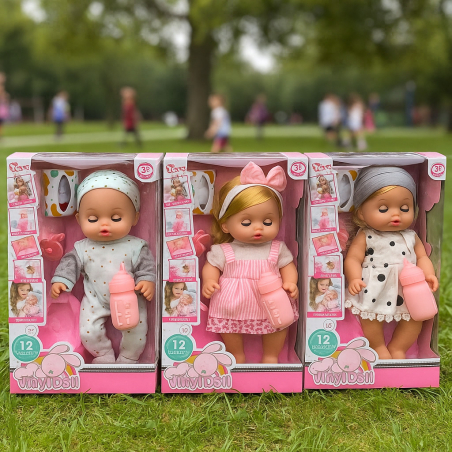 Говорещи бебета кукли 33 см – реалистична игра с българска реч за малки деца