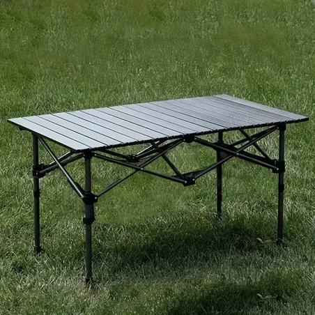Сгъваема разтегателна маса за туристически кетъринг и градина – практична, стабилна и удобна за пренасяне