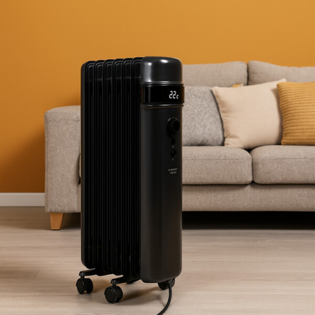 Маслен радиатор Agadir 1500 Smart WIFI – 1500W, 7 ребра, ECO режим, управление през мобилен телефон