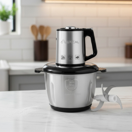 Електрически чопър Lexical LCH-1960 – осигурява бързо и равномерно рязане, идеален за всяка кухня