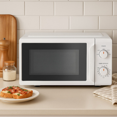 Компактна микровълнова фурна Comfee, 20 литра, 700W с 5 нива на мощност