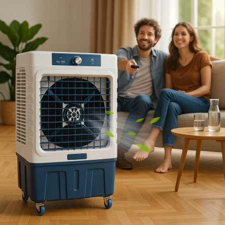Въздушен охладител Air Cooler NEW CLUB, мощност 380W и резервоар 100 литра за ефективно охлаждане