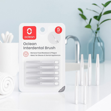 Интердентални четки Oclean, комплект от 5 броя