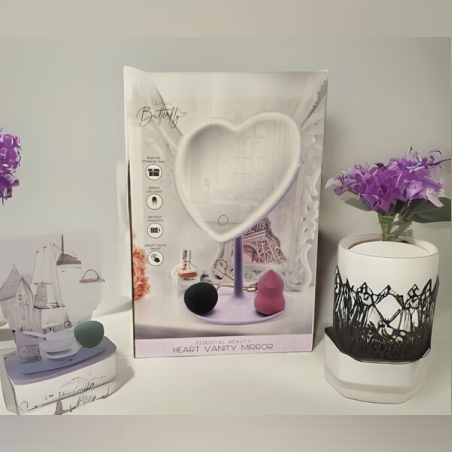 LED огледало за тоалетка с елегантна подсветка