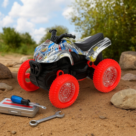 Детски акробатичен мотор със светлини и музика