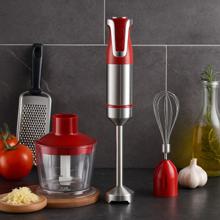 Пасатор 3 в 1 с чопър и бъркалка Royalty Line RL-ESMS800