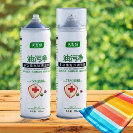 Мощен почистващ препарат за кухни под формата на спрей пяна, 550 мл