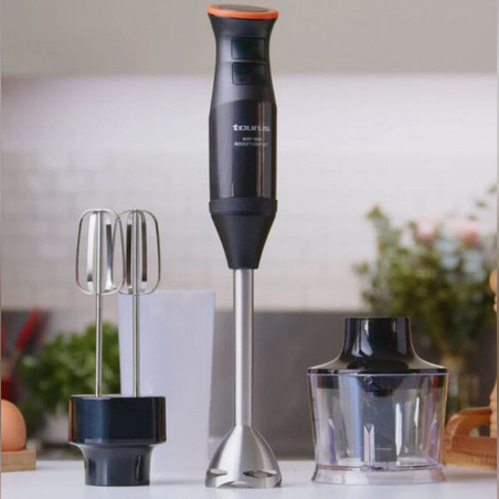 Ръчен пасатор Taurus BAPI® 1200 Rocket Complete 1200W с 20 скорости, турбо функция, двойни остриета от неръждаема стомана и комплект аксесоари