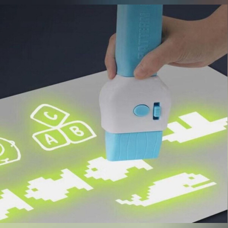 Четка с флуоресцентна светлина за прецизно почистване и видимост