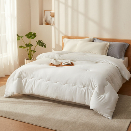 Целогодишен олекотен юрган 200x220 см – осигурява топлина и комфорт за уютна нощ през зимата