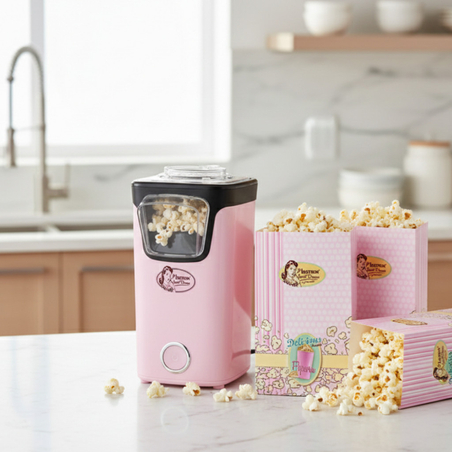 Машина за пуканки без мазнина Bestron Sweet Dreams за бързо приготвяне у дома