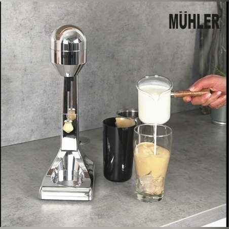 Стоящ фрапе миксер MUHLER FMX-200CH/FM-100P, 100W, 450 мл