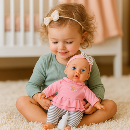 Очарователна кукла бебе – перфектният подарък за малките дами, с детайлни аксесоари и стил