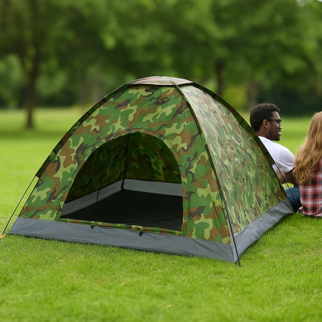 Камуфлажна четириместна водонепромокаема палатка