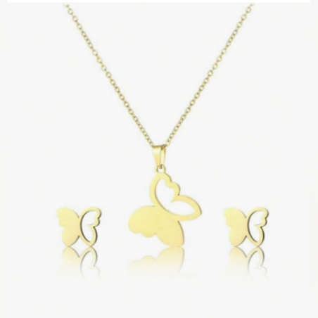 Комплект колие и обеци 