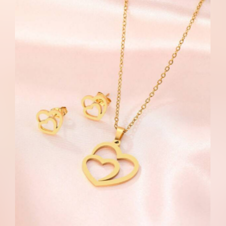 Комплект колие и обеци 