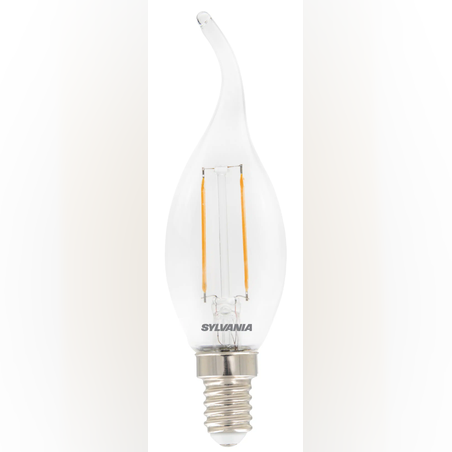 LED лампа миньонка декоративна “BENT-TIP” 2,5W E14 2700K 250Lm
