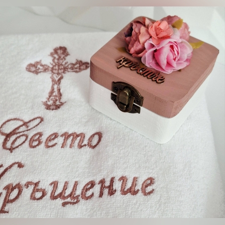 Кутийка за кръстче/косичка ''Цветни мечти''