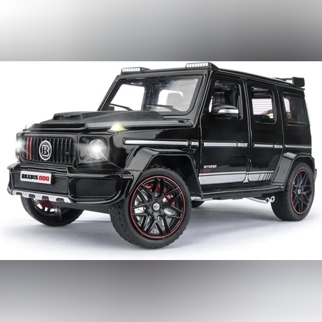 Метален джип с отварящи се врати светлини и звуци Mercedes Benz G-Class Brabus G800 1:24