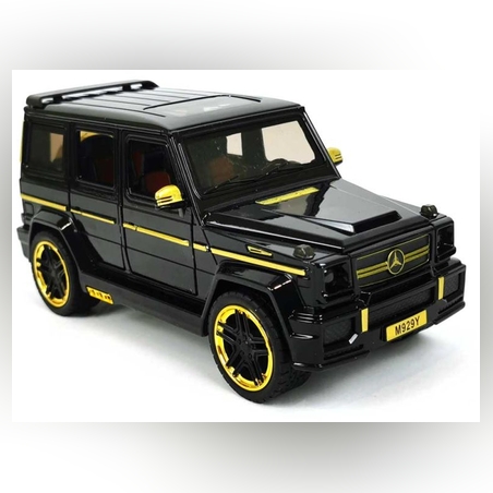 Метален джип с отварящи се врати, светлини и звуци Mercedes Benz G-Class G65 1:24