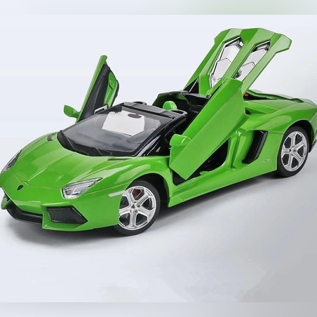 Метална кола с отварящи се врати и капаци MSZ Lamborghini Aventador Roadster 1:24