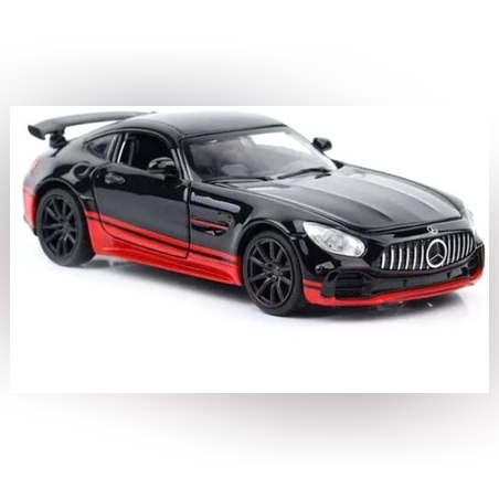 Метална кола с отварящи се врати, капаци, светлини и звуци Mercedes-Benz GT63 AMG 1:24