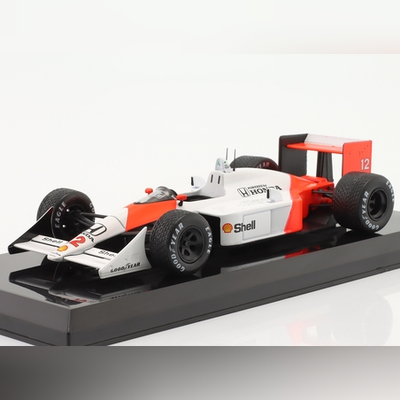 Метална кола McLaren MP4/4 Ayrton Senna Formula 1 World Champion 1988 - Edicola 1:24