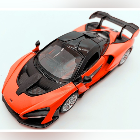 Метална кола MSZ MCLAREN SENNA със звук, светлина и отварящи се врати 1:24