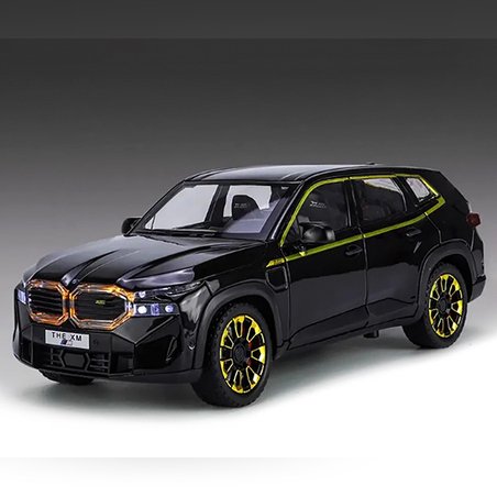 Метален джип с отварящи се врати капаци светлини и звуци BMW XM 1:24