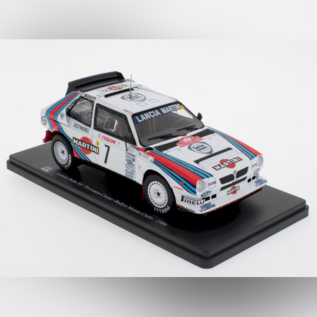 Метална кола Lancia Delta S4 - Rallye Monte - Carlo 1986 - Altaya 1:24