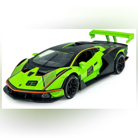 Метална кола Lamborghini Essenza SCV12 със звук светлина и отварящи се врати 1:24
