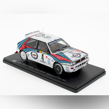 Метална кола Lancia Delta HF Integrale - Rally Monte - Carlo 1992 - Altaya 1:24