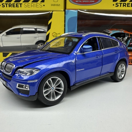 Метална кола с отварящи се врати и капаци MSZ BMW X6 1:24