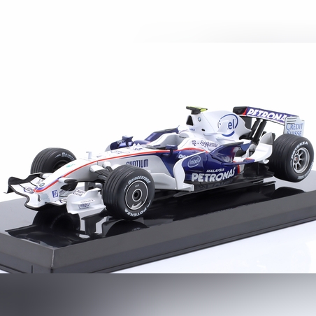Метална кола BMW Sauber F1.08 Robert Kubica Formula 1 2008 - Edicola 1:24