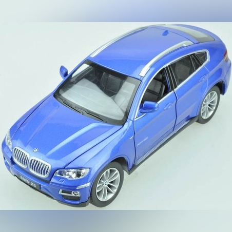 Метална кола с отварящи се врати и капаци MSZ BMW X6 1:24