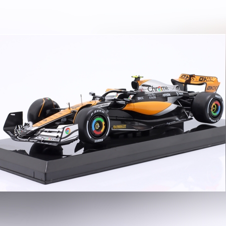Метална кола McLaren MCL60 - Lando Norris - British GP Formula 1 2023 - Edicola 1:24