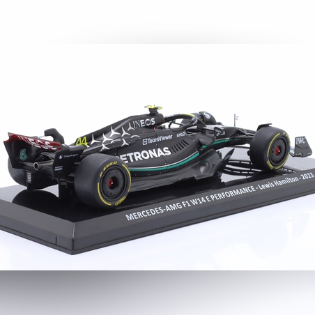 Метална кола Mercedes-AMG F1 W14 E Performance Lewis Hamilton Formula 1 2023 - Edicola 1:24