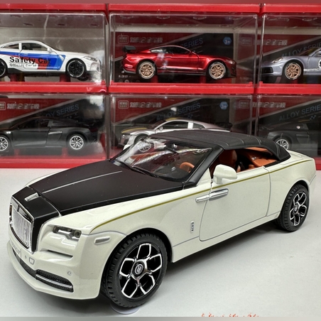 Метална кола с отварящи се врати, капаци, светлини и звуци Rolls Royce Dawn 1:24
